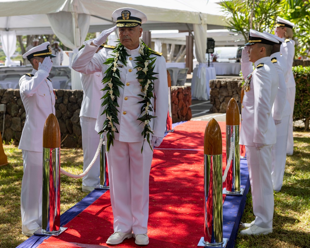 NAVFAC Pacific Holds Change of Command Ceremony