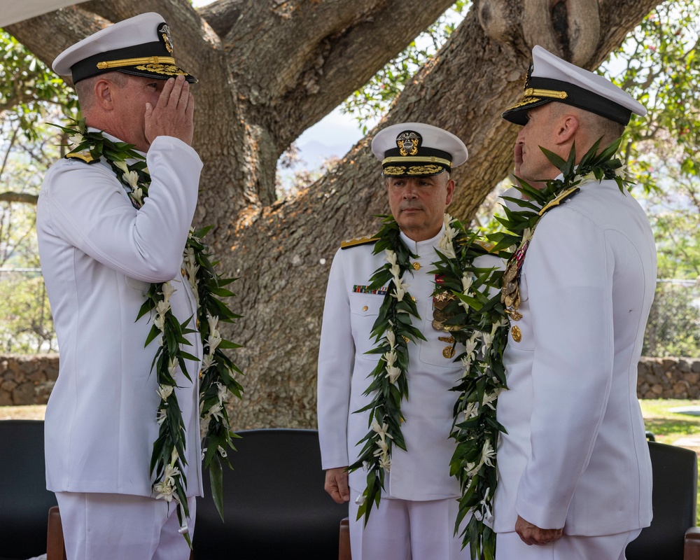 NAVFAC Pacific Holds Change of Command Ceremony