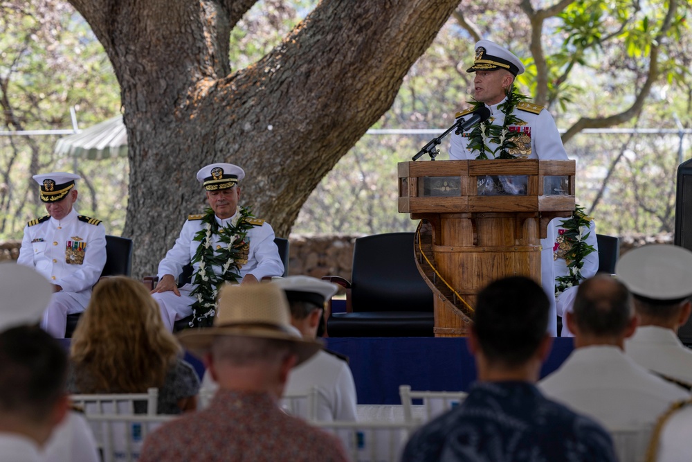 NAVFAC Pacific Holds Change of Command Ceremony