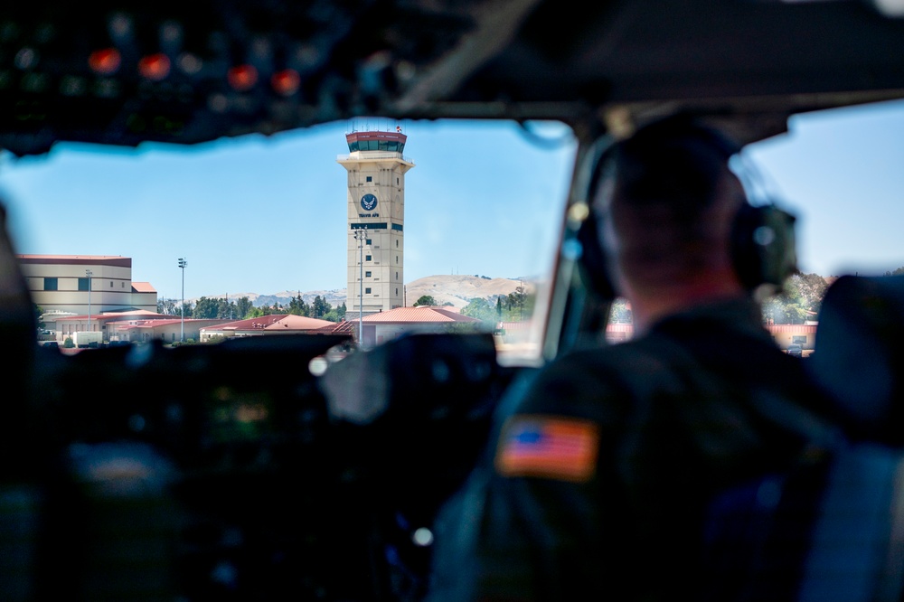 Wing commander takes final flight at Travis AFB