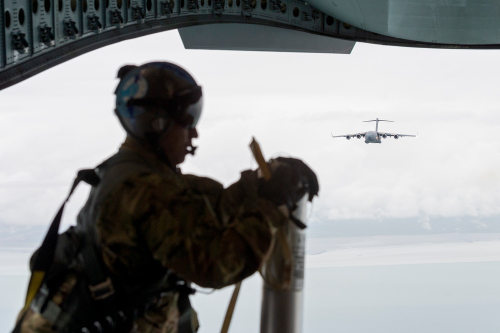 204th Airlift Squadron conducts flare training in Alaska