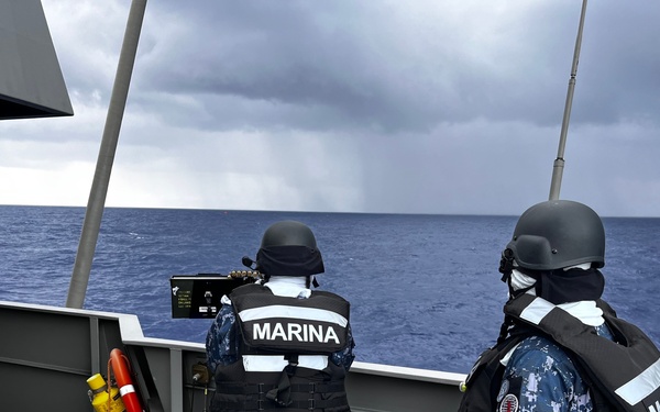 Mexican Navy Artillery Exercise During RIMPAC 2022