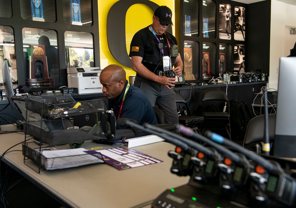 Oregon National Guard Civil Support Team support World Track and Field Championships