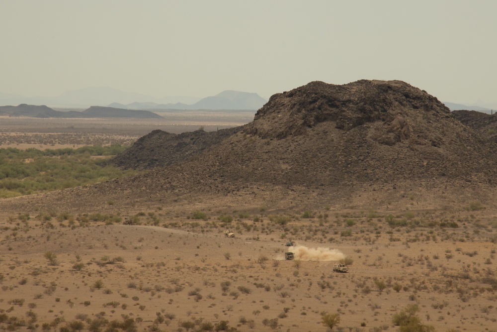 1st ANGLICO live fire close air support exercise with British soldiers