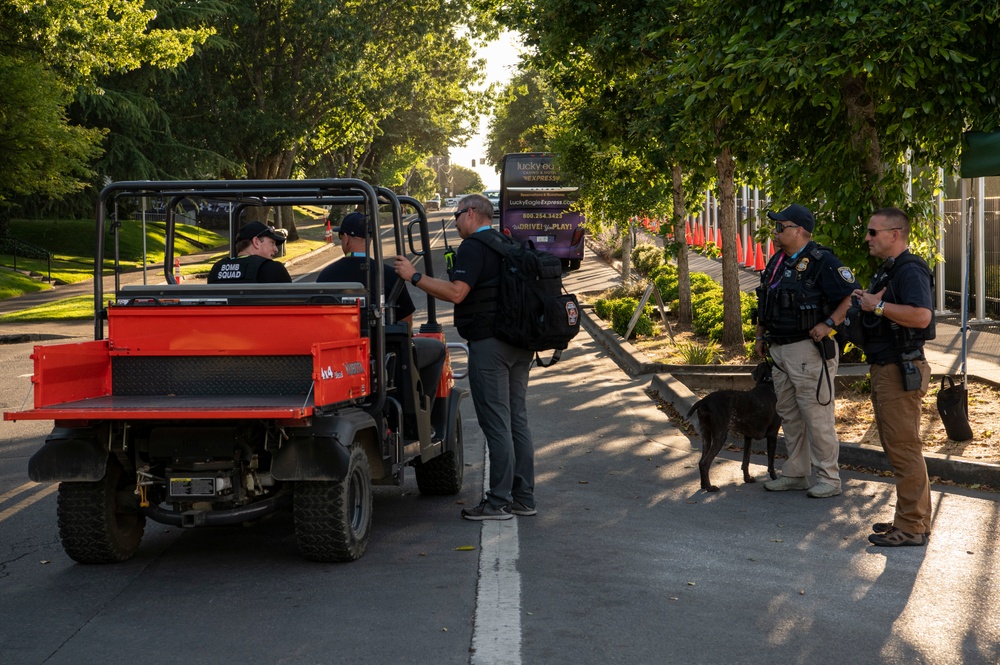 Oregon National Guard Civil Support Team support World Track and Field Championships