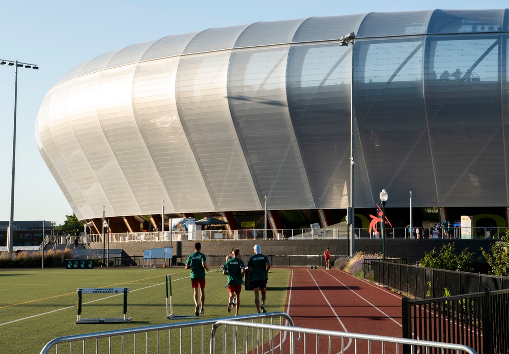 Oregon National Guard Civil Support Team support World Track and Field Championships