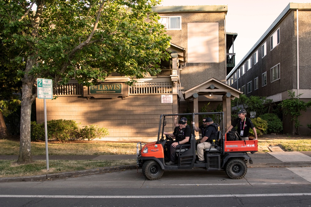 Oregon National Guard Civil Support Team support World Track and Field Championships