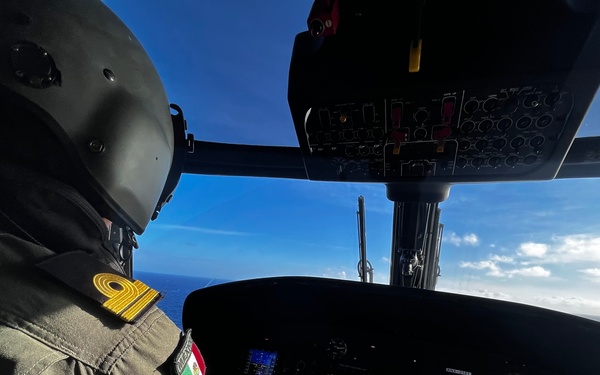 Mexican Navy pilot flying at RIMPAC 2022