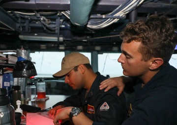 Officers Use Maneuvering Board