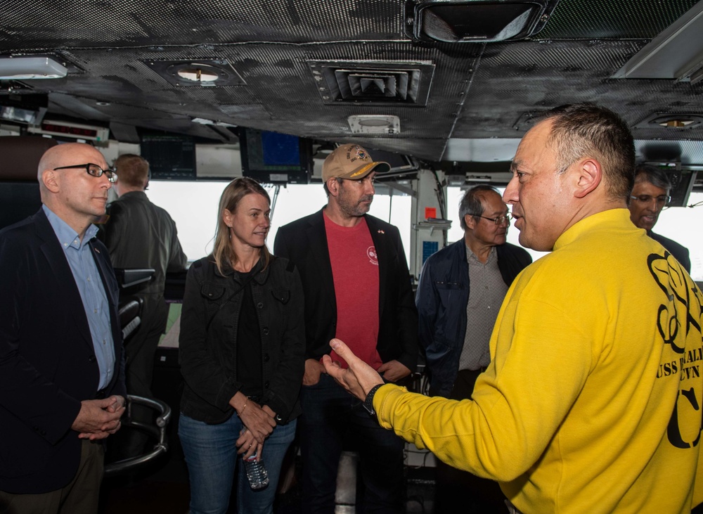 USS Ronald Reagan (CVN 76) hosts U.S., Italy, and Ukraine ambassadors