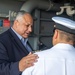 USS Ronald Reagan (CVN 76) hosts Secretary of the Navy in Singapore