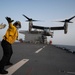 USMC MV-22 lands on USSHWW