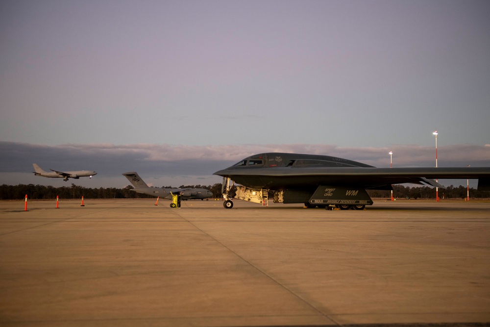 B-2 Spirits support BTF mission in Australia