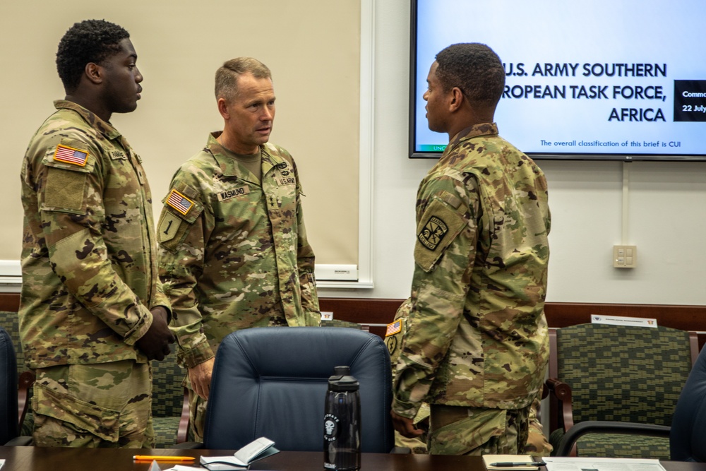 ROTC cadets begin Cadet Troop Leader Training program at SETAF-AF