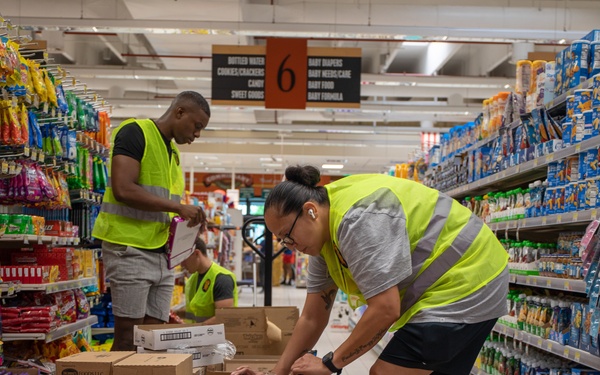 Sergeant Morales Club volunteers in the Vicenza Military Community