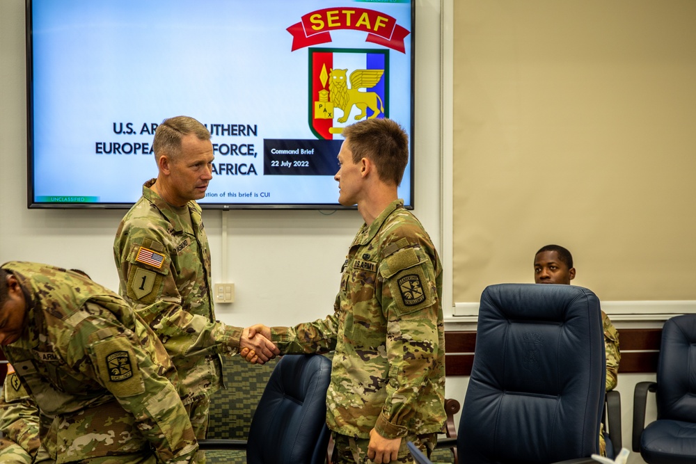 ROTC cadets begin Cadet Troop Leader Training program at SETAF-AF