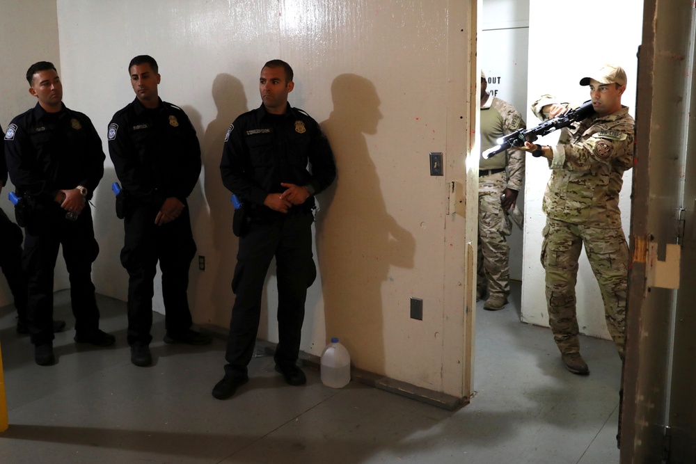 U.S. Customs and Border Protection Officers train at Fort Indiantown Gap