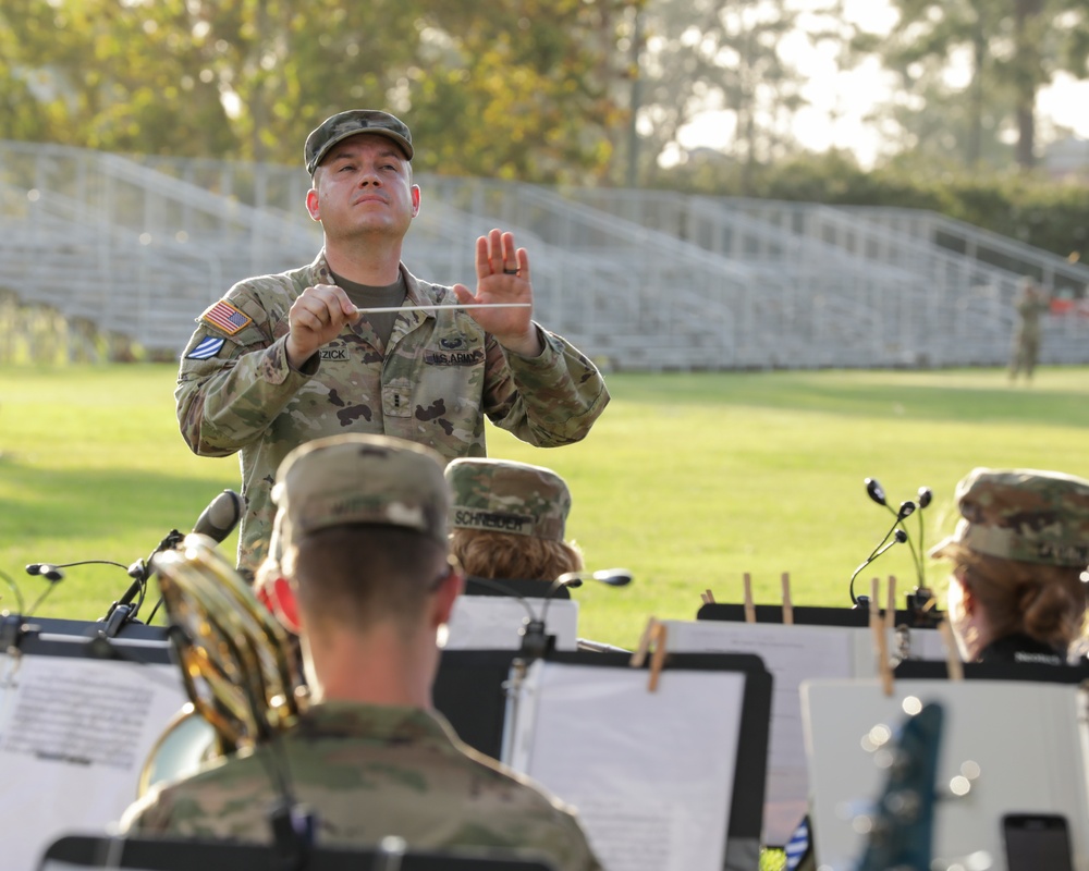 The 3rd Infantry Division hosts Twilight Tattoo