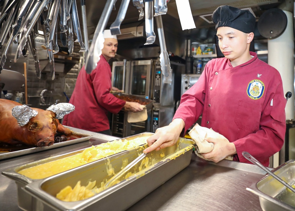 Culinary Specialists Prepare Food