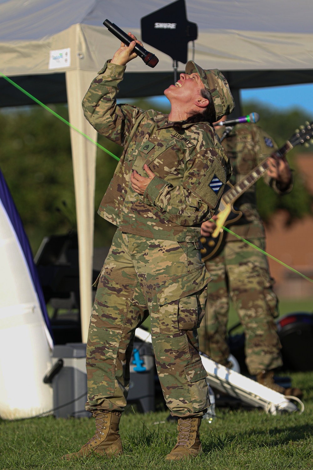 The 3rd Infantry Division hosts Twilight Tattoo