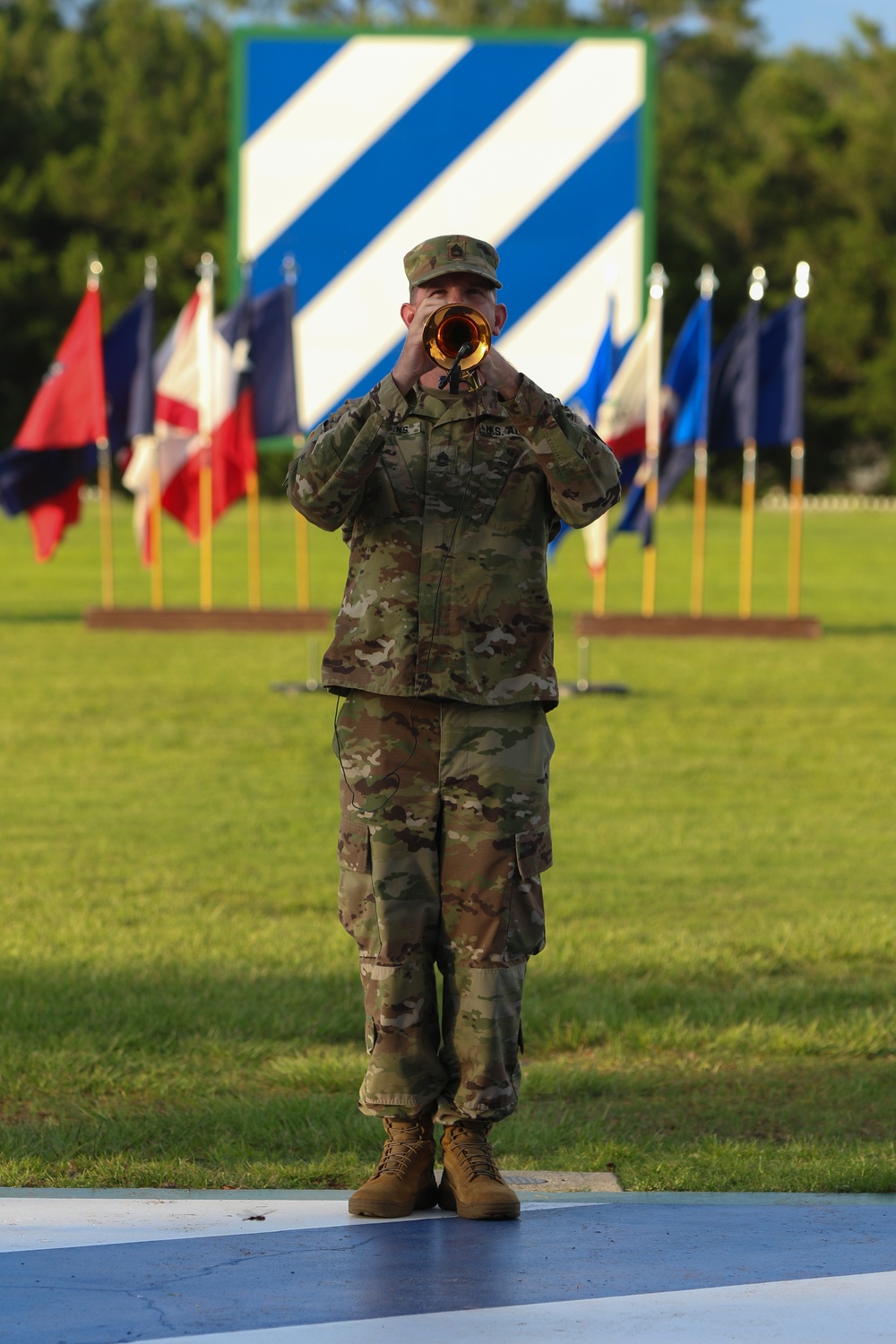 The 3rd Infantry Division hosts Twilight Tattoo