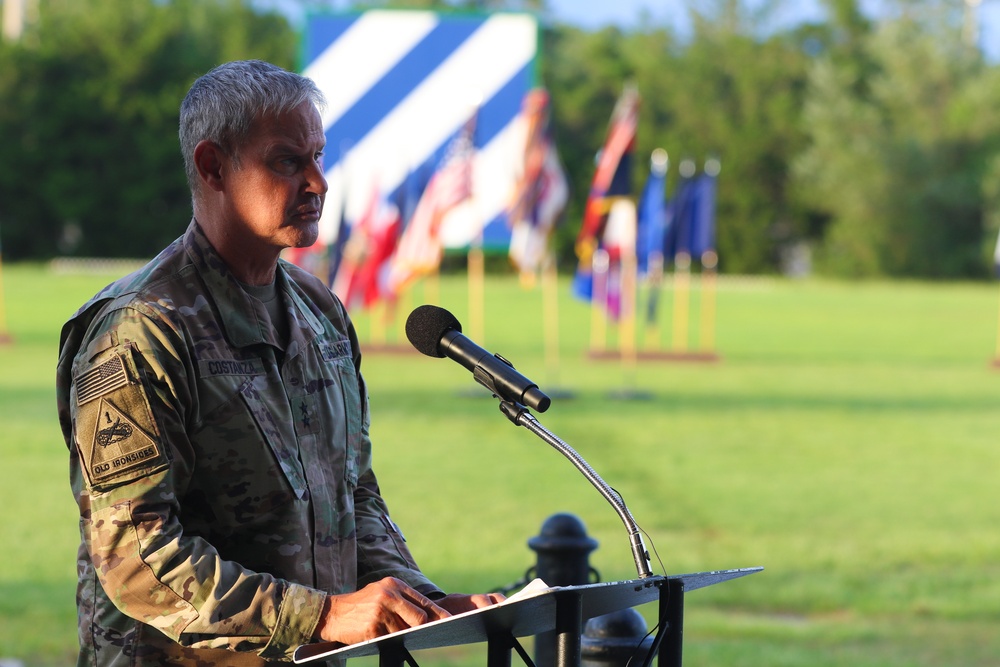 The 3rd Infantry Division hosts Twilight Tattoo