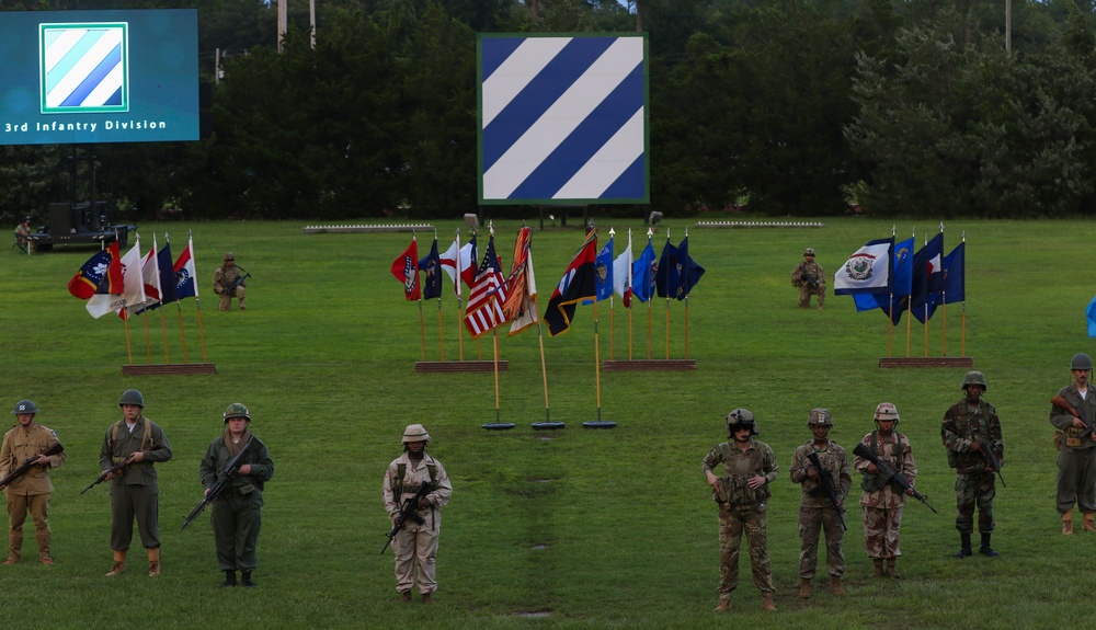 The 3rd Infantry Division hosts Twilight Tattoo