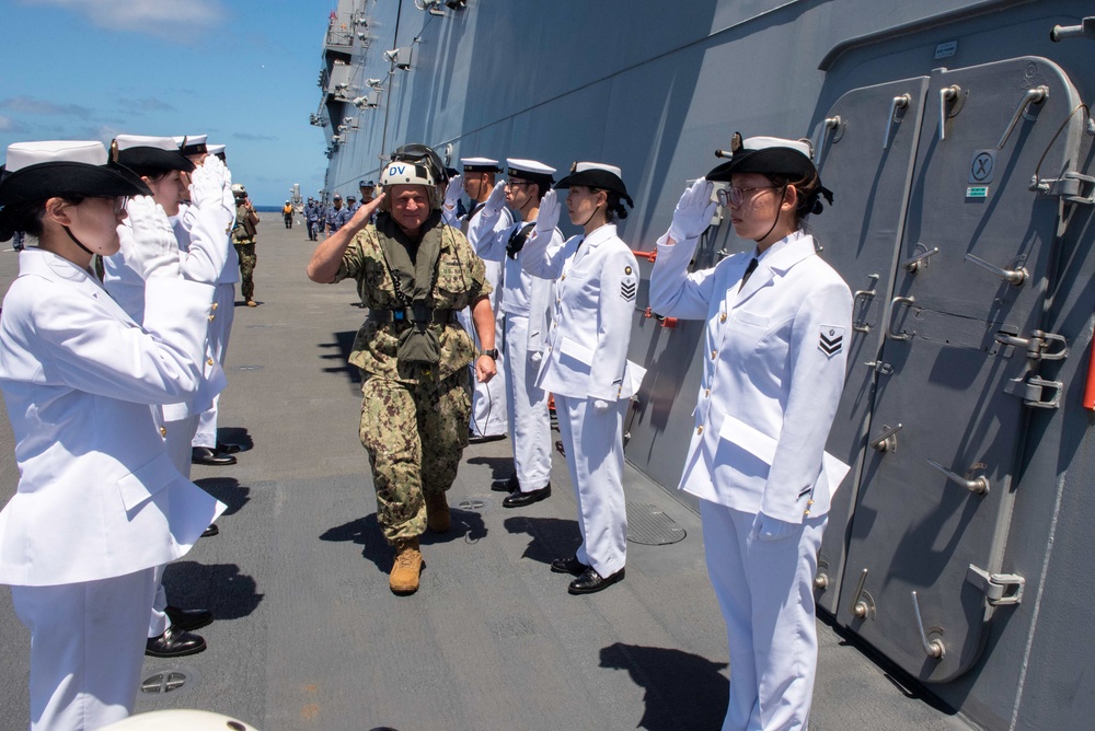 CNO Gilday Visits Ships and Sailors for RIMPAC 2022