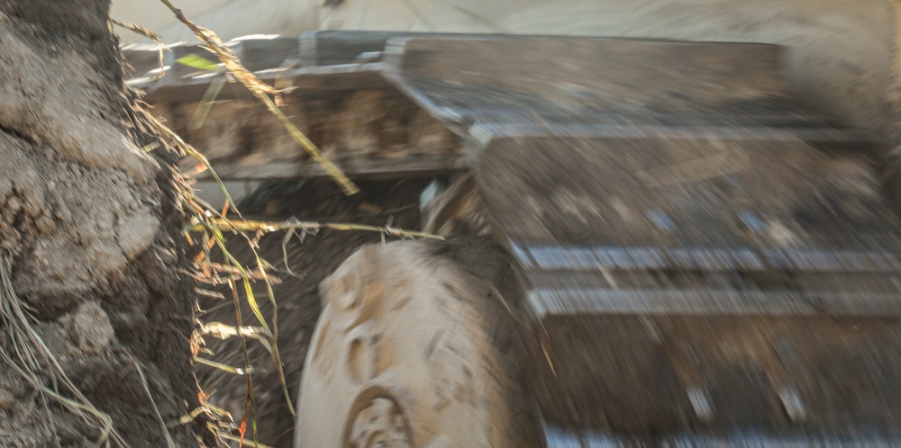 1033rd Engineer Support Company Conducts Obstacle Breeching exercise