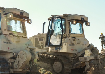 1033rd Engineer Support Company Conducts Obstacle Breeching exercise