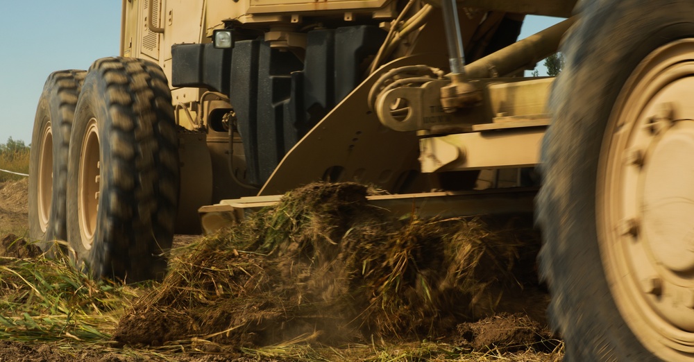 1033rd Engineer Support Company Conducts Obstacle Breeching exercise