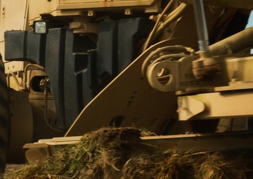 1033rd Engineer Support Company Conducts Obstacle Breeching exercise