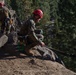 Practice Makes Perfect | U.S. Marines with 1st Battalion, 24th Marine Regiment practice rope rappelling drills at Mountain Warfare Training Center