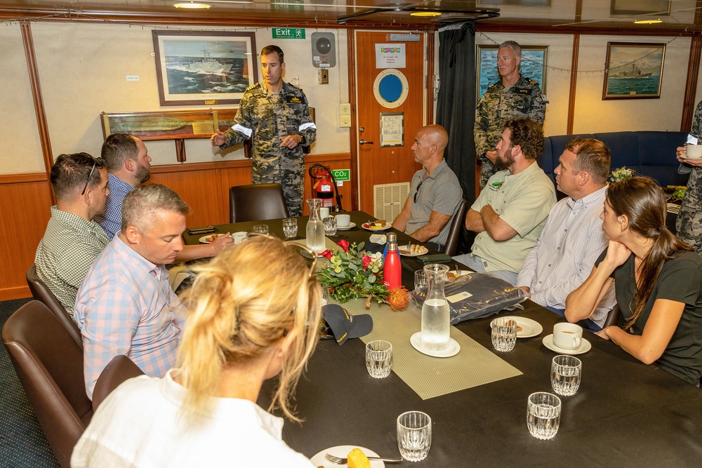 U.S. Congress members visit HMAS Canberra