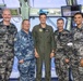 RIMPAC 2022: AIRCDRE Nathan Christie visit to HMAS Canberra