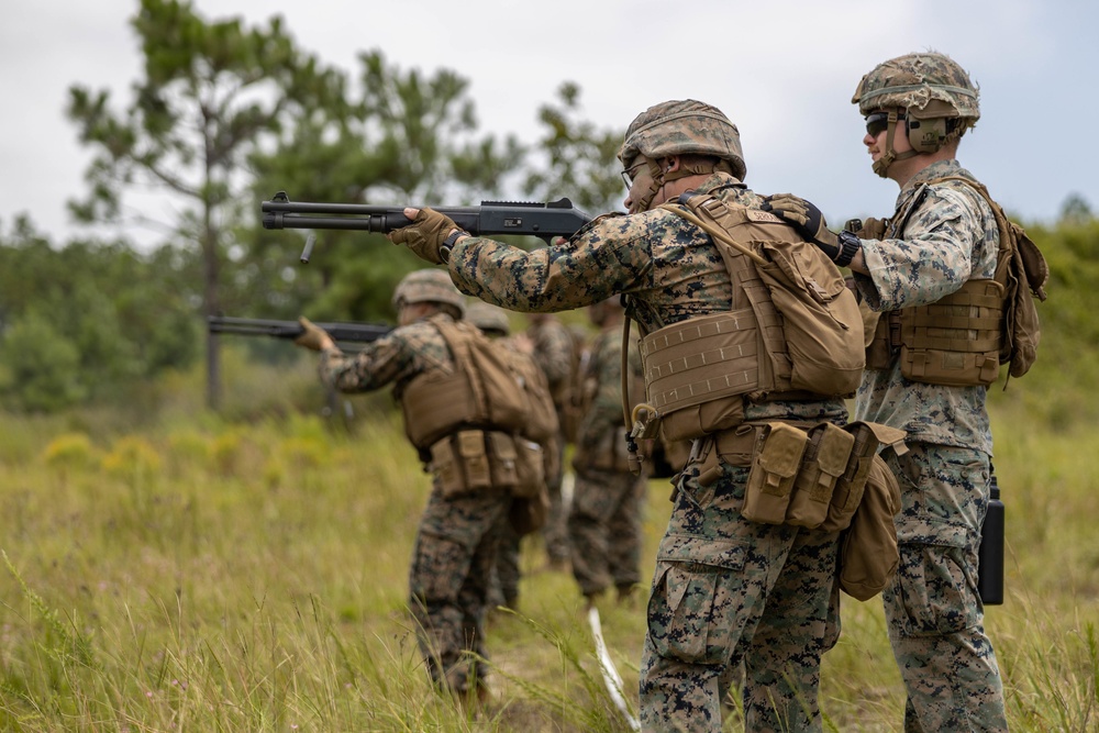 8th Engineer Support Battalion conducts a ballistic breaching range during Summer Pioneer 22 (Day 9)