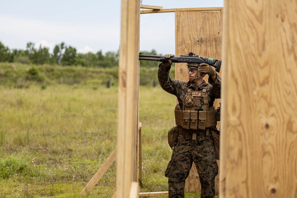 8th Engineer Support Battalion conducts a ballistic breaching range during Summer Pioneer 22 (Day 9)