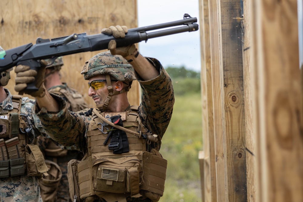 8th Engineer Support Battalion conducts a ballistic breaching range during Summer Pioneer 22 (Day 9)