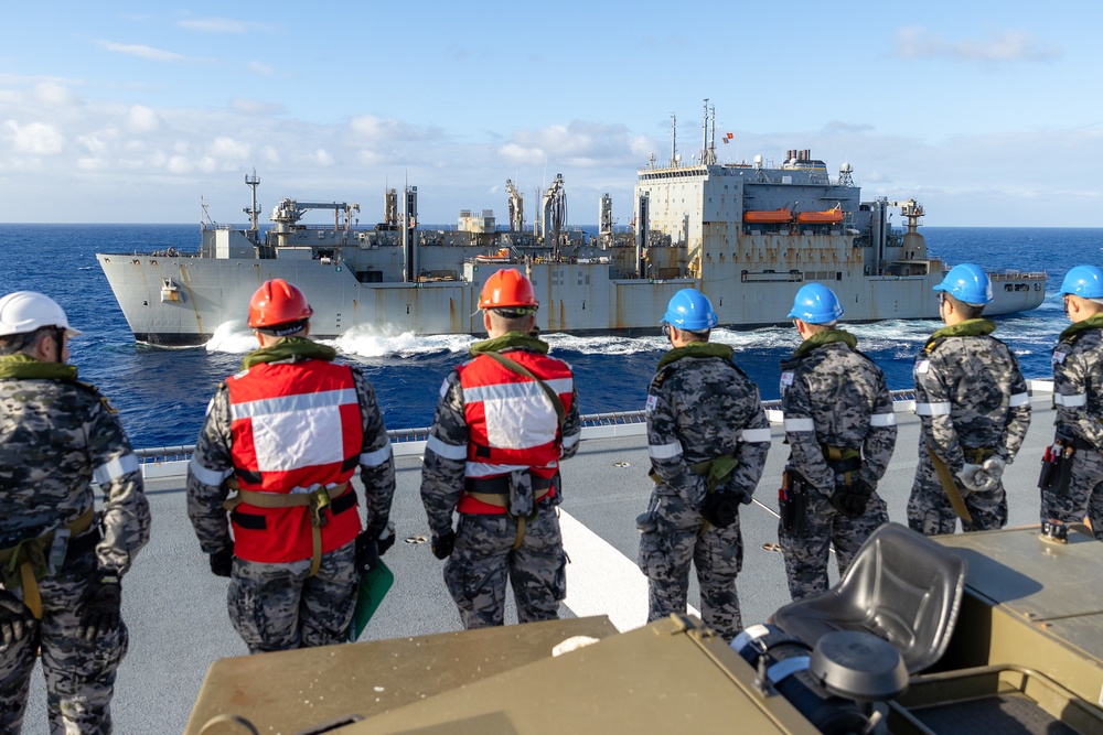 DVIDS - Images - HMAS Canberra RAS with USNS Washington Chambers RIMPAC ...