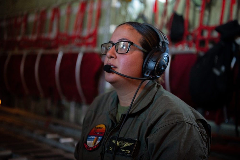 VMGR-152 Conducts Aerial Refueling with VMFA-232