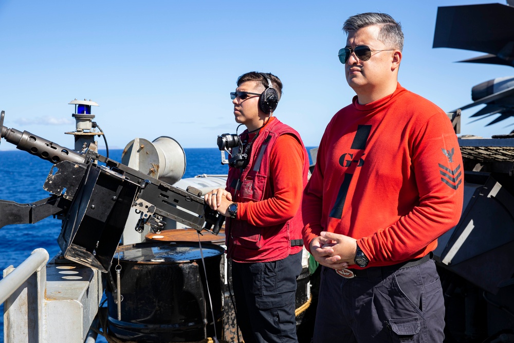 Abraham Lincoln transits the Pandora Straits during RIMPAC 2022