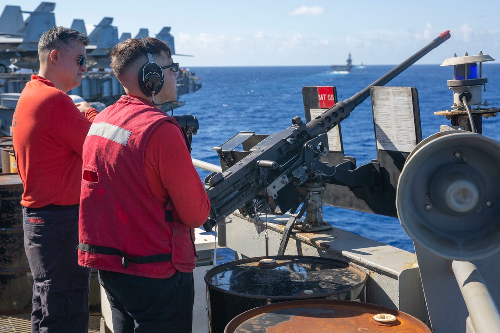 Abraham Lincoln transits the Pandora Straits during RIMPAC 2022