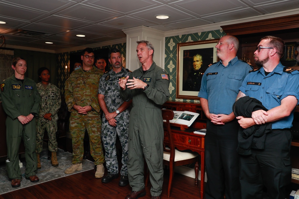 Military leaders from Japan, Australia, Canada visit Abraham Lincoln during RIMPAC 2022