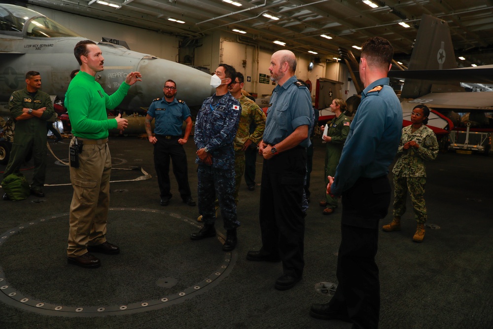 Military leaders from Japan, Australia, Canada visit Abraham Lincoln during RIMPAC 2022