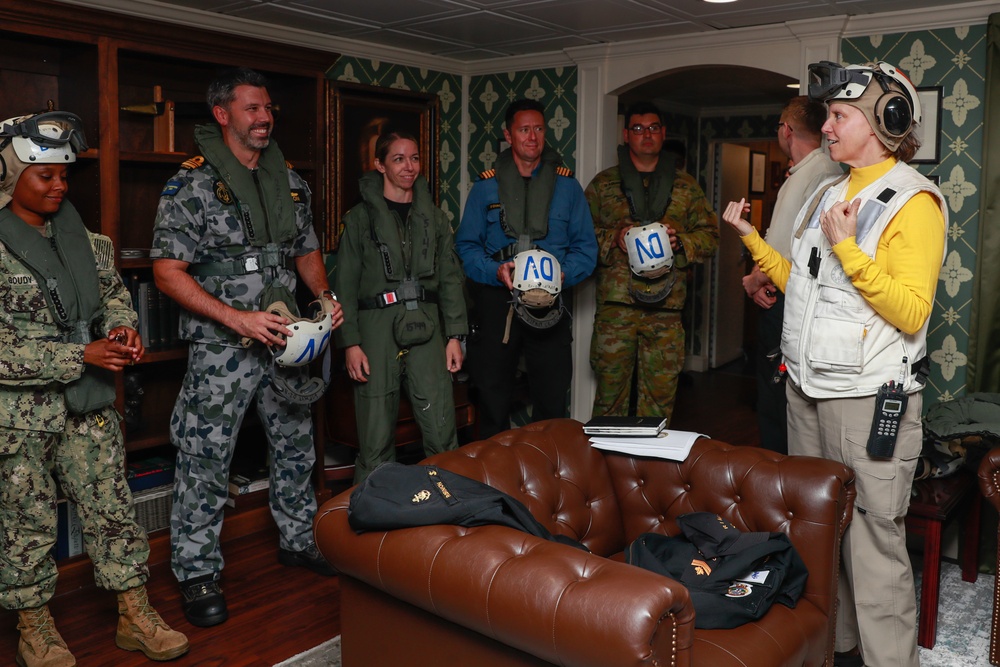 Military leaders from Japan, Australia, Canada visit Abraham Lincoln during RIMPAC 2022