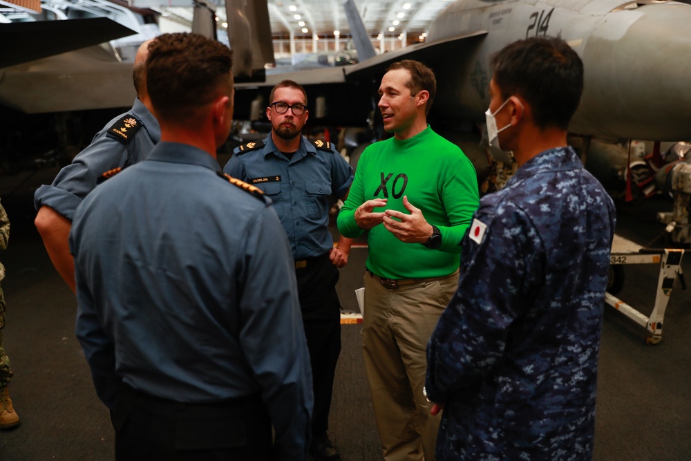 Military leaders from Japan, Australia, Canada visit Abraham Lincoln during RIMPAC 2022