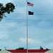 American Flag and Fort McCoy