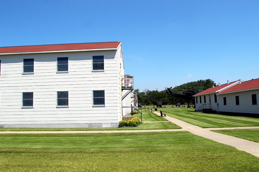 Historical buildings at Fort McCoy's Commemorative Area