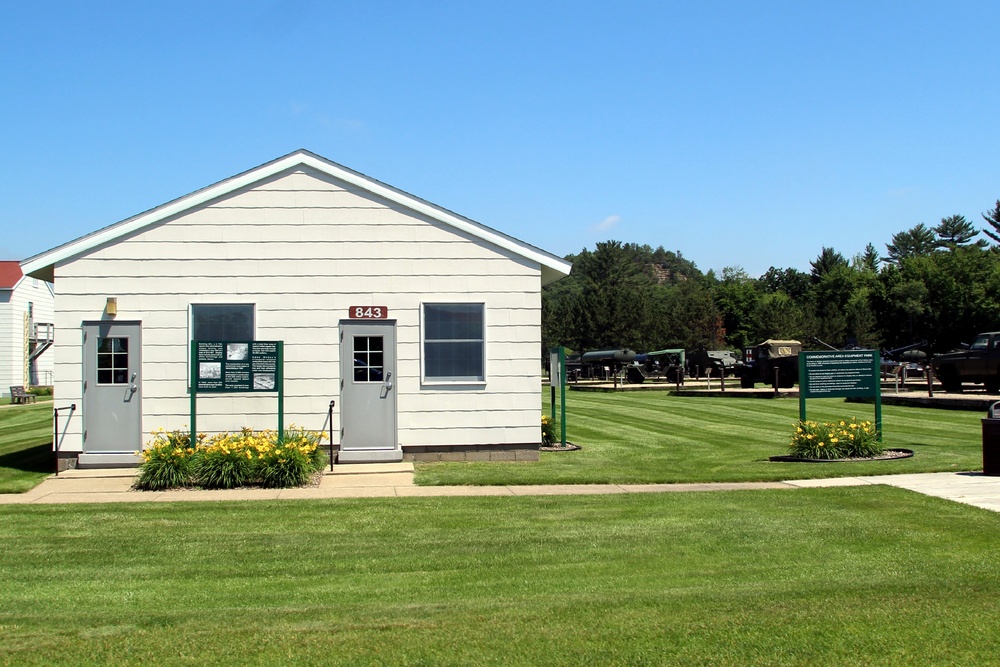 Historical buildings at Fort McCoy's Commemorative Area