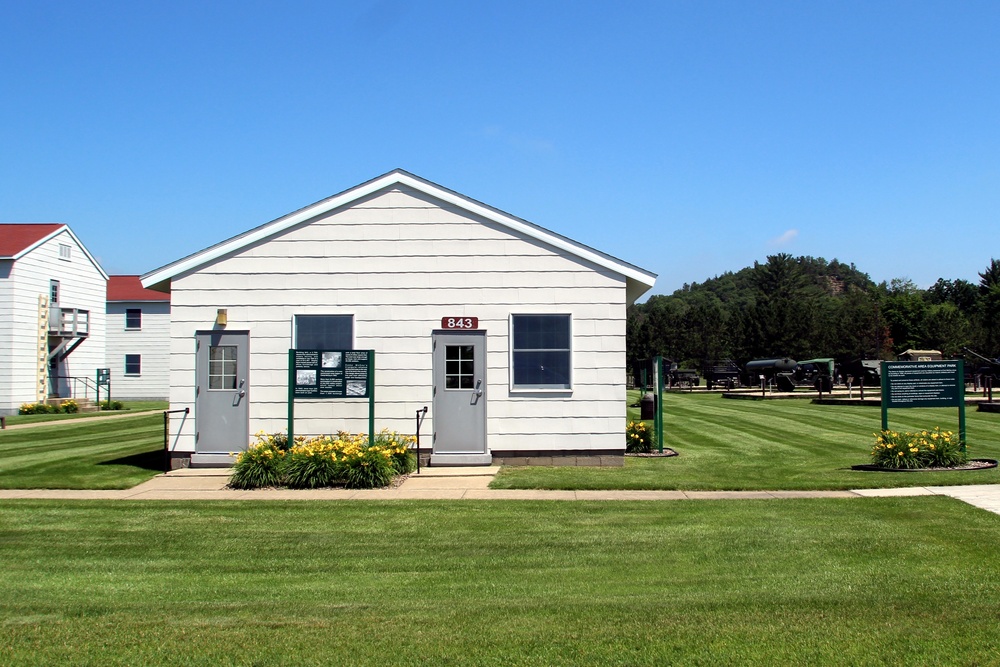 Historical buildings at Fort McCoy's Commemorative Area